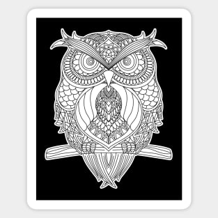 Owl Mandala Sticker